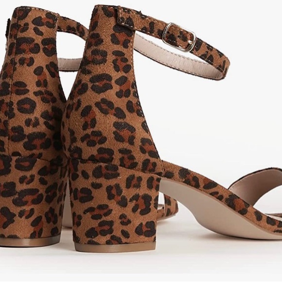 J. Adams Daisy Heels for Women - Ankle Strap Low Block Heel Cute Dressy โฆ - Picture 3 of 9